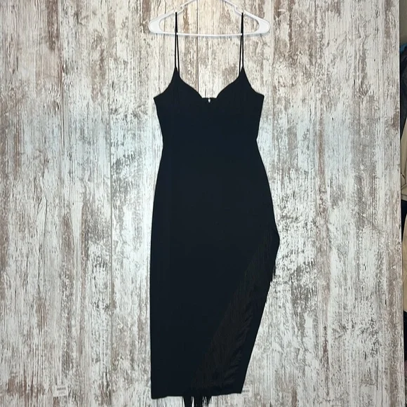David KomaSleeveless Fringe Hem Dress NWT Size US 4 UK8